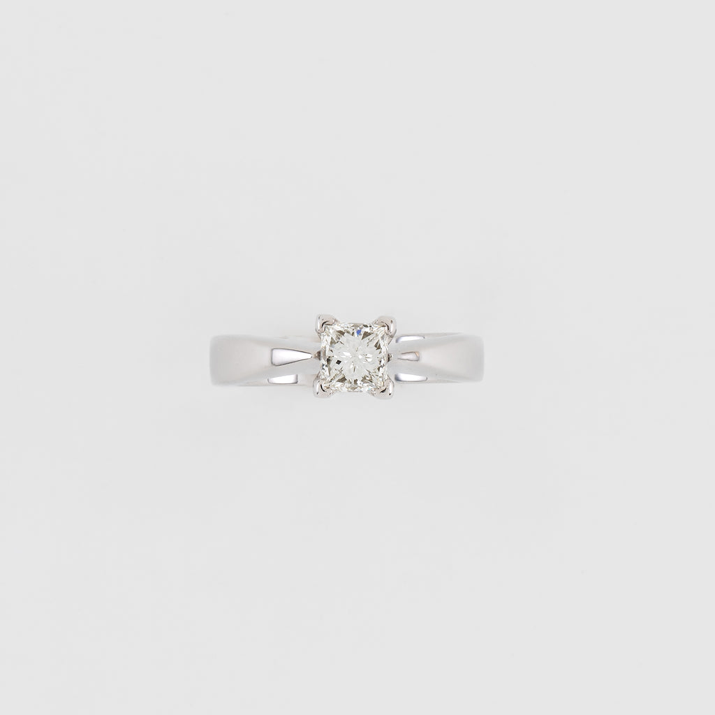 14KT White Gold 0.75CT Diamond Engagement Ring