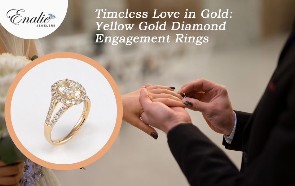 Timeless Love in Gold: Yellow Gold Diamond Engagement Rings