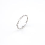 14KT White Gold 0.32CT Round Diamond  Band