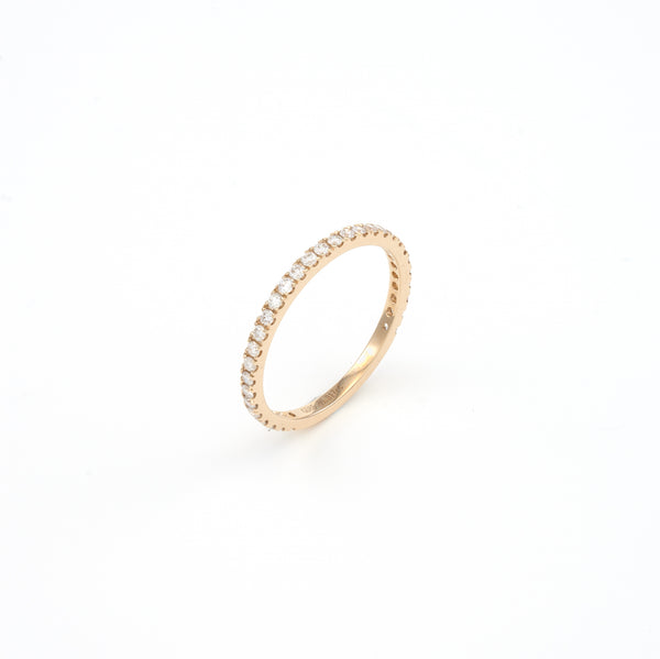 14KT Yellow Gold 0.32CT Round Diamond Band