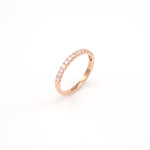 14KT Rose Gold 0.29CT Round Diamond Band