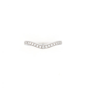 14KT White Gold 0.15CT Round Diamond Band