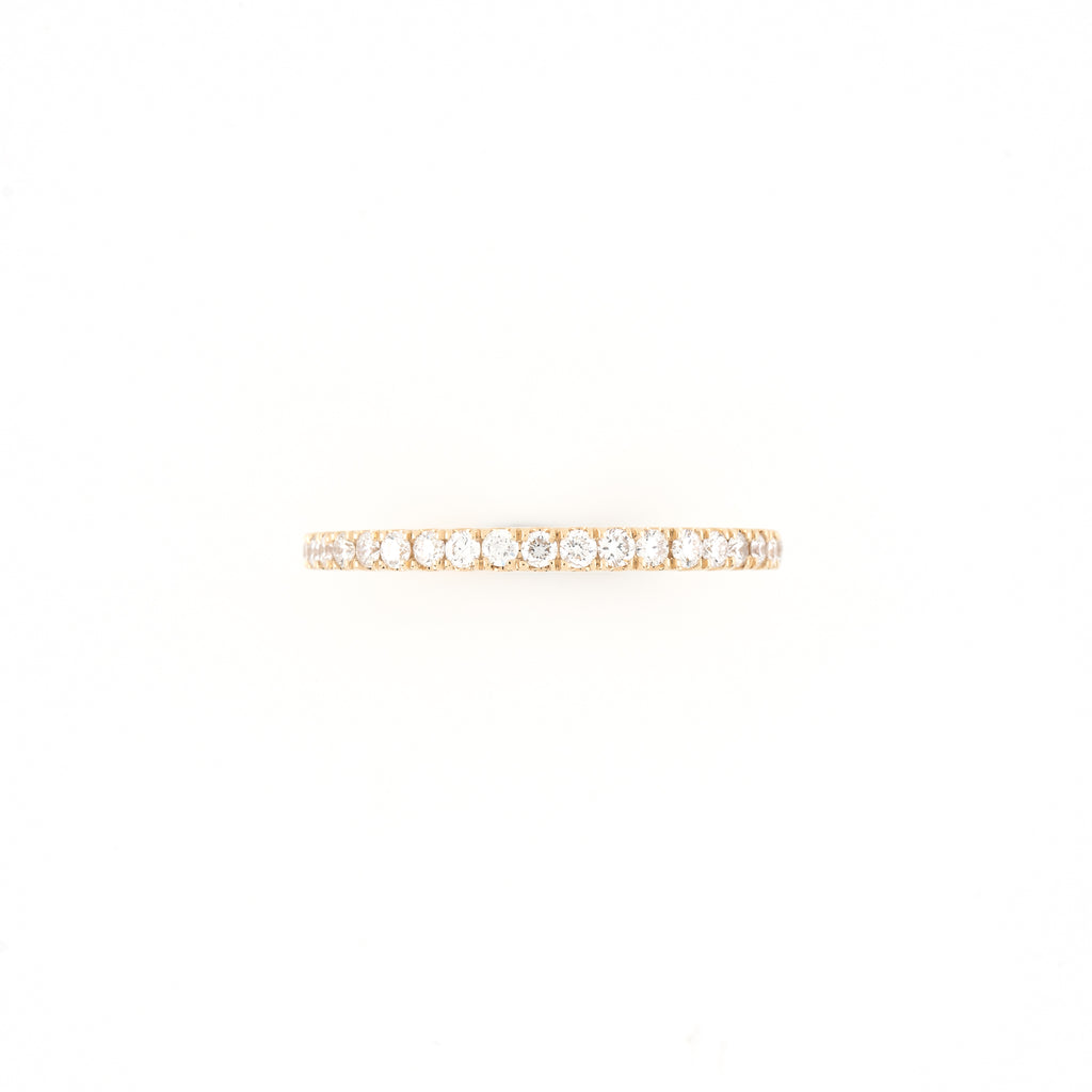 14KT Rose Gold 0.28CT Round Diamond Band