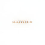 14KT Yellow Gold 0.61CT Round Diamond Band