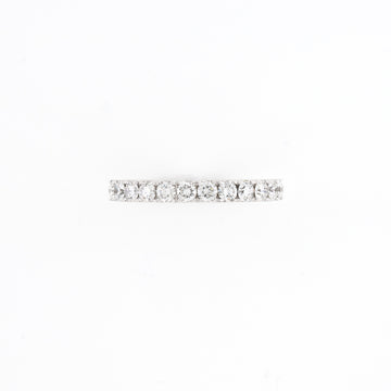 14KT White Gold 0.53CT Round Diamond Band