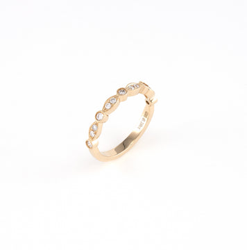 14KT Yellow Gold 0.25CT Round Diamond Band