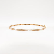 14KT Yellow Gold 0.54CT Round Diamond Bangle Bracelet