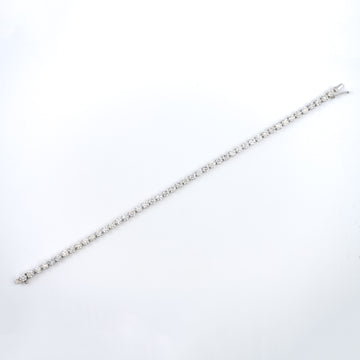 18KT White Gold 8.85CT Round Diamond Tennis Bracelet