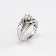 14KT White Gold 2.85CT T/W Diamond Engagement Ring