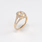 14KT Yellow Gold 1.59CT T/W Diamond Engagement Ring
