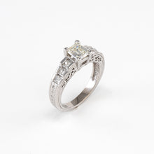 14KT White Gold 1.38CT T/W Diamond Engagement Ring