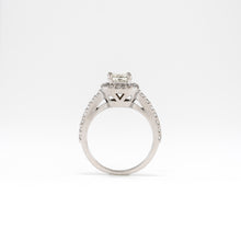 14KT White Gold 1.33CT T/W Diamond Engagement Ring