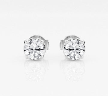 2.00CT T/W Lab Grown Diamond Stud Earring VS Clarity F.G Color IGI Certified