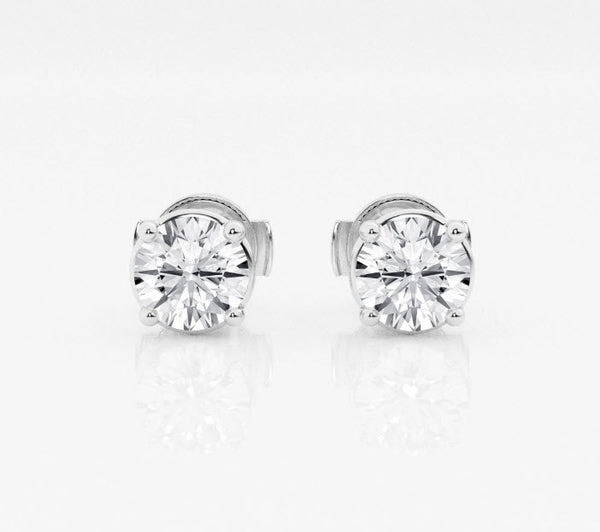 2.00CT T/W Lab Grown Diamond Stud Earring VS Clarity F.G Color IGI Certified